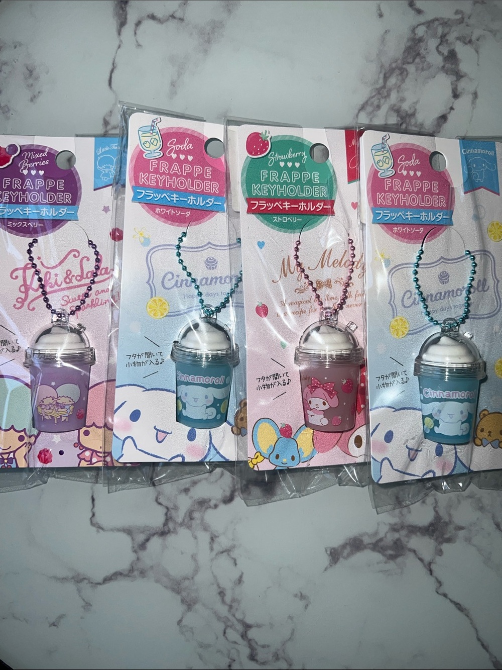 Daiso sanrio Cinnamoroll Keychain my melody Keychain